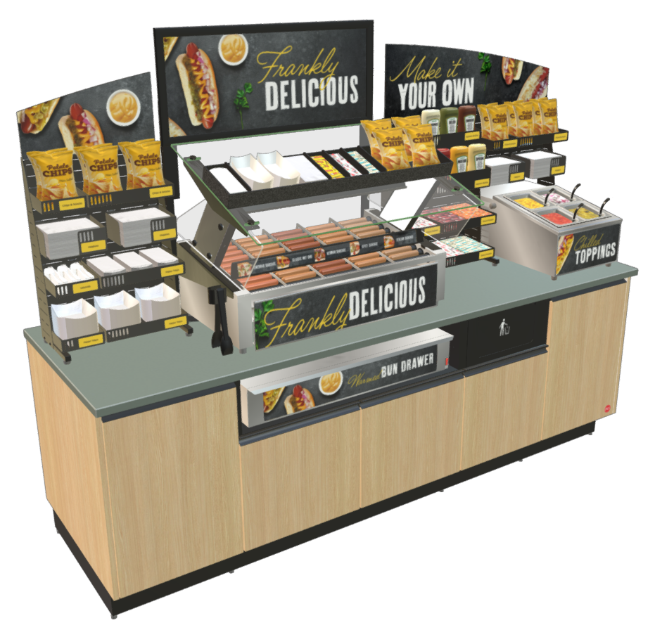 The Ultimate Roller Grill Destination in a C-store environment