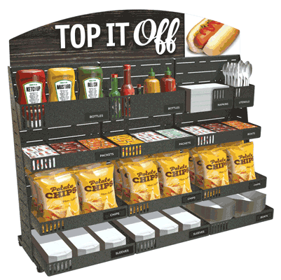 PanelRak Roller Grill Condiment Solution